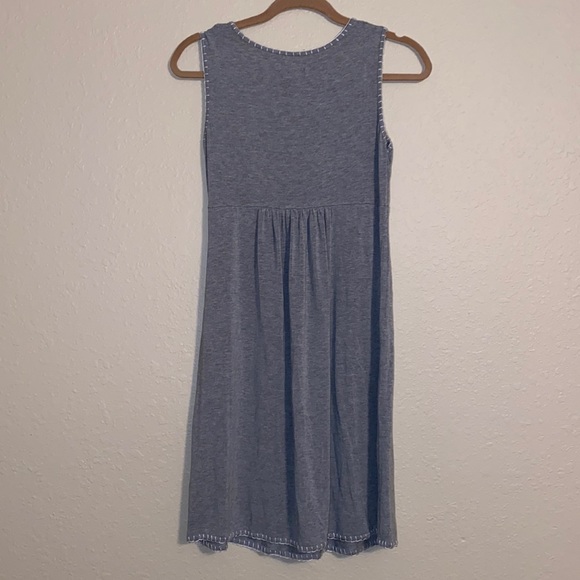 ✨Grace Elements Flowing dress•Grey with White Pattern•Small✨ - Picture 4 of 6